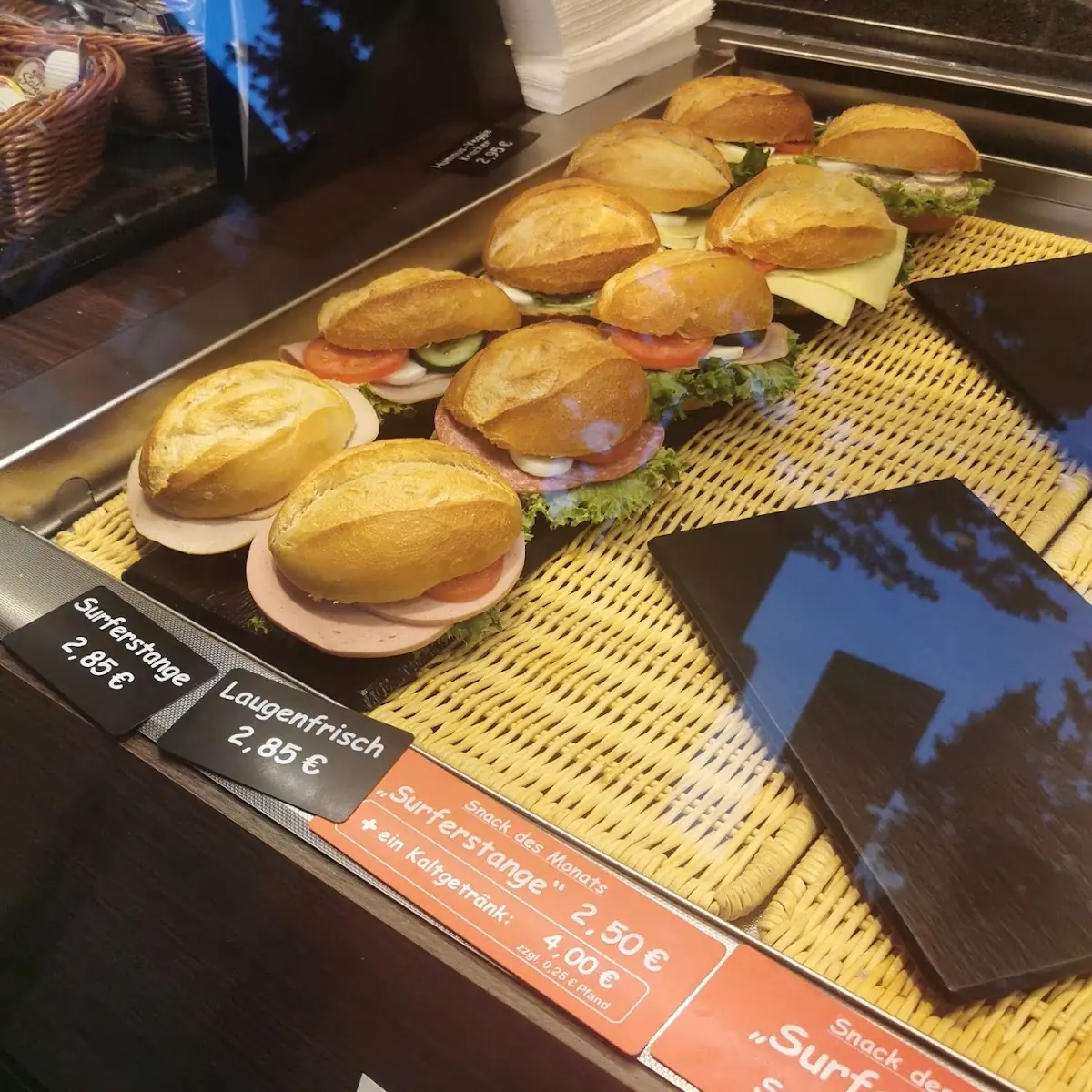 Speisekarte, Landbäckerei Stinges