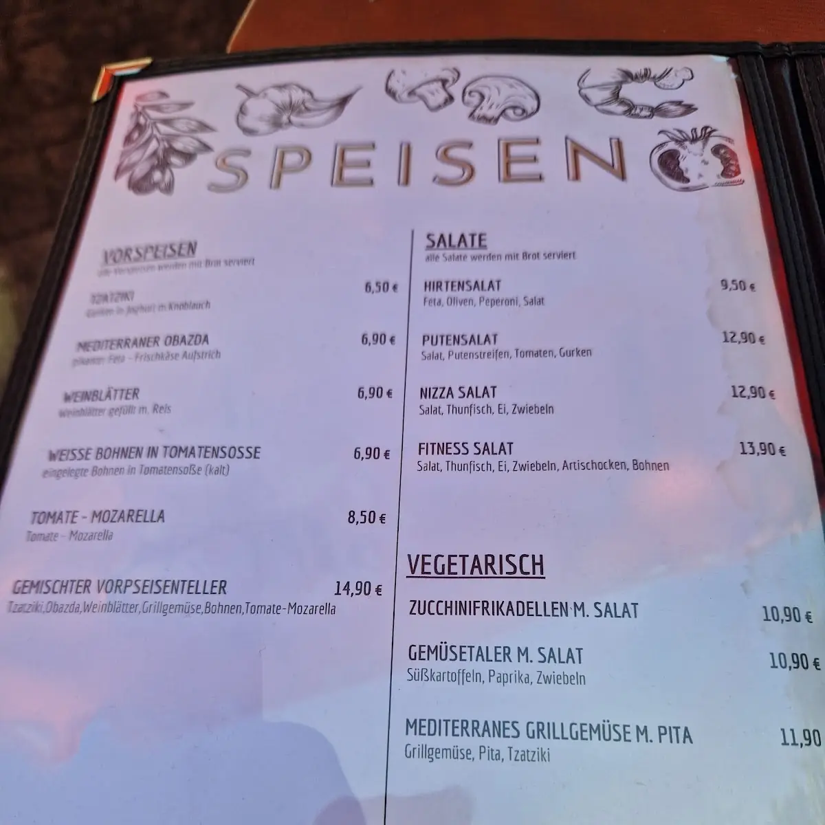 Speisekarte photo 1