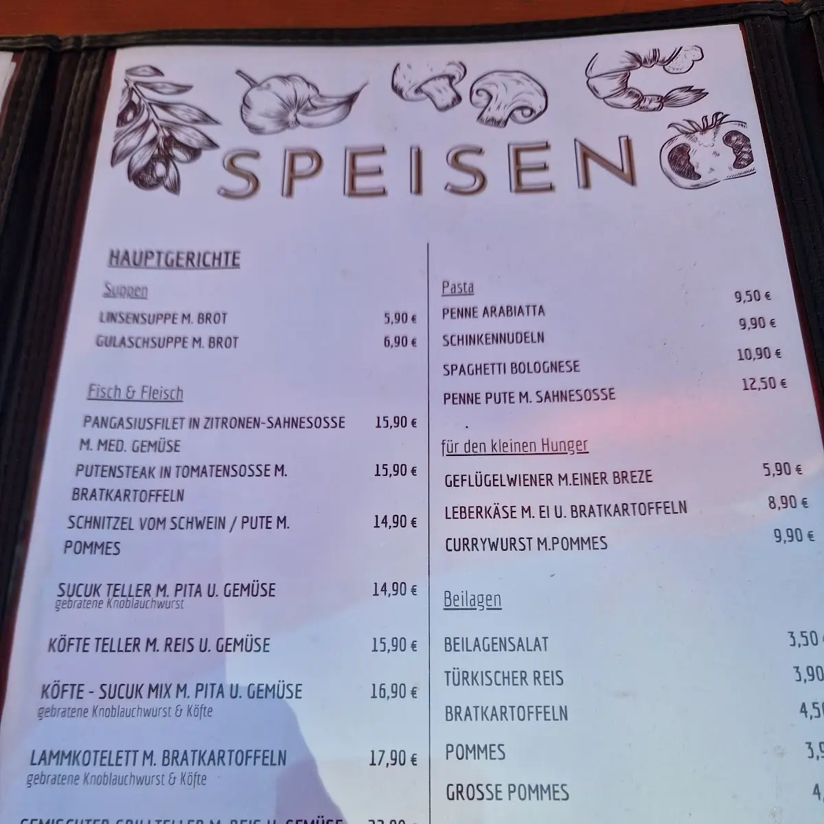 Speisekarte photo 2