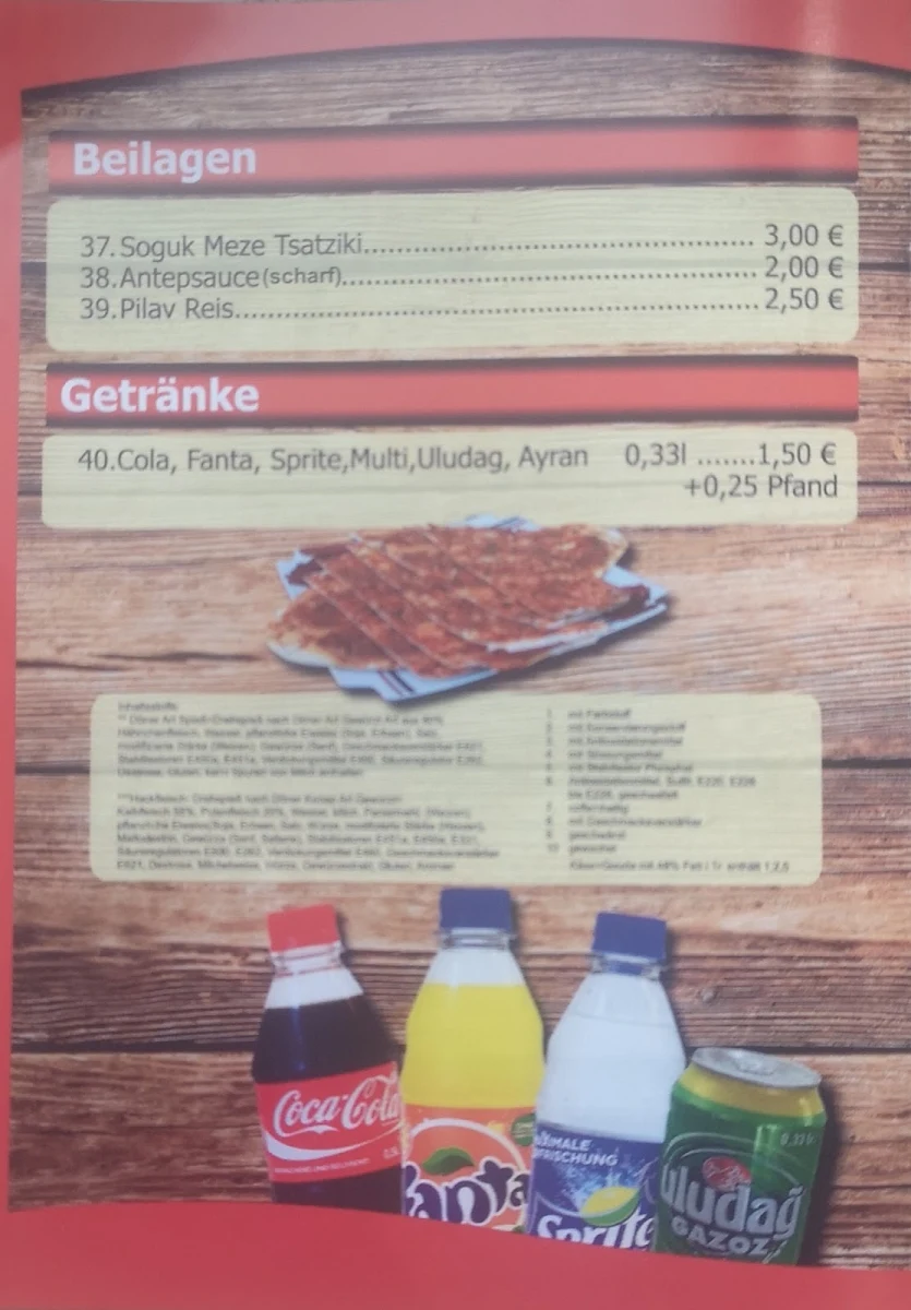 Speisekarte photo 2