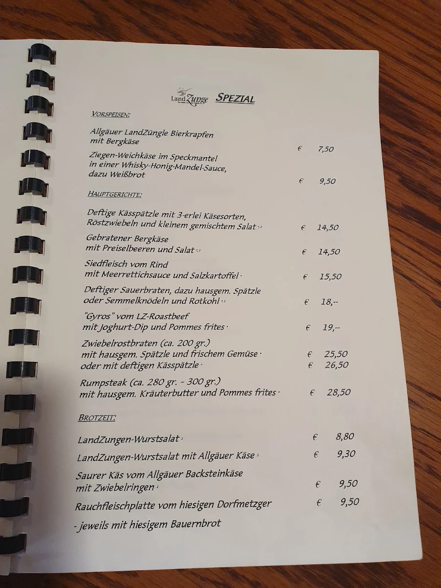 Speisekarte photo 3