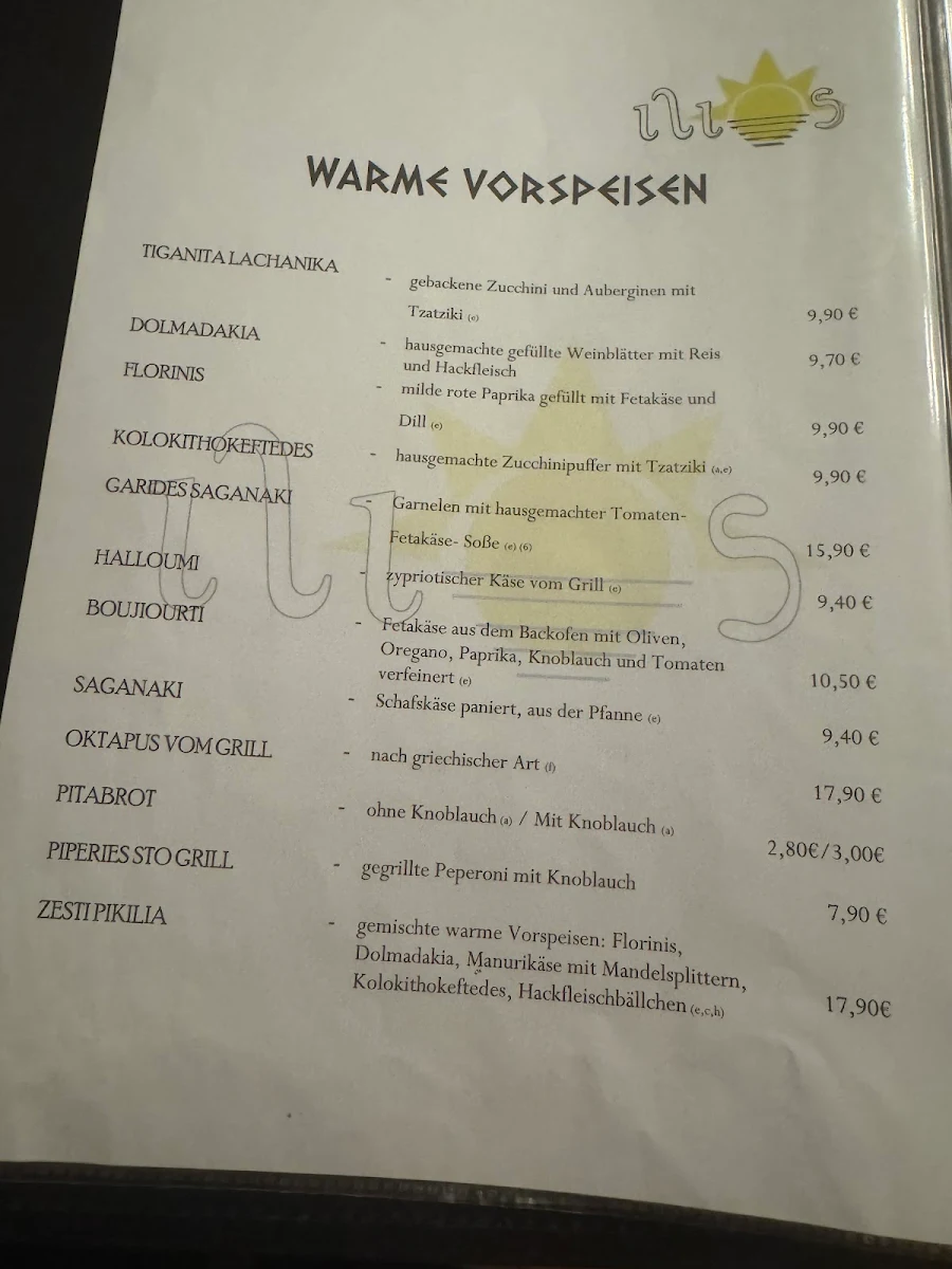 Speisekarte photo 1