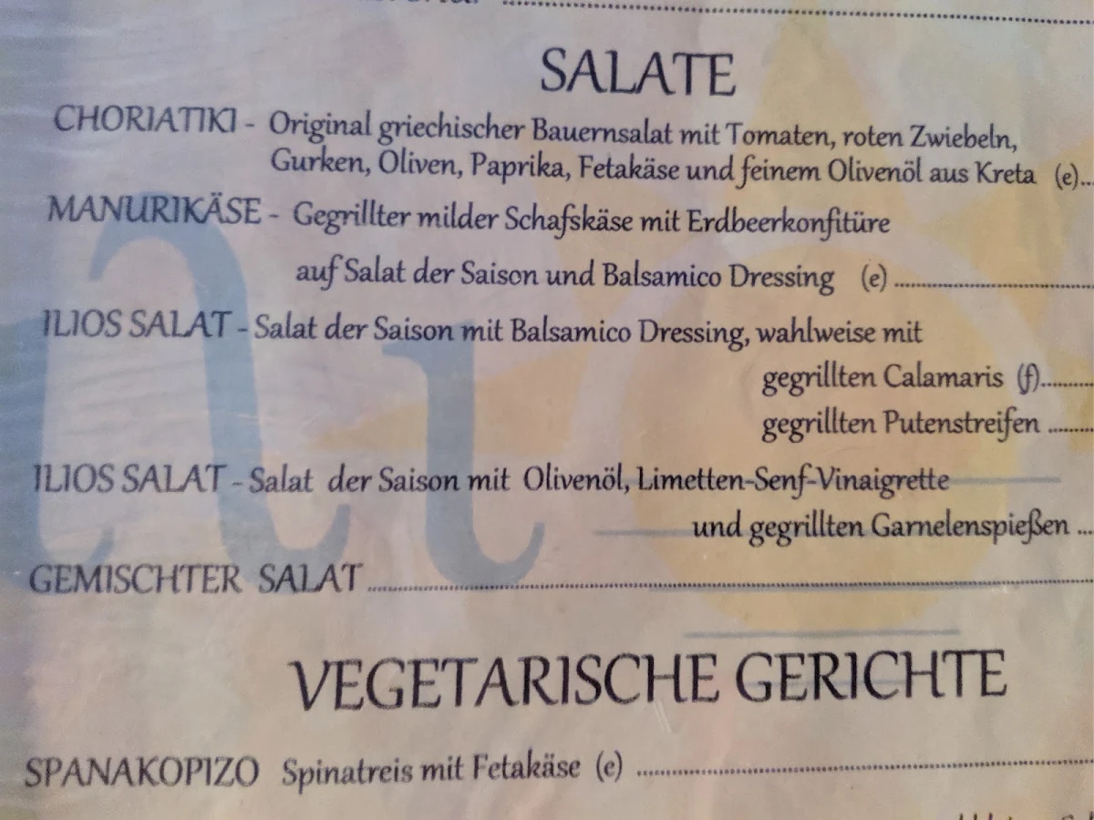 Speisekarte photo 8