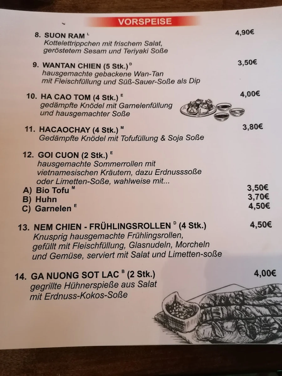 Speisekarte photo 2