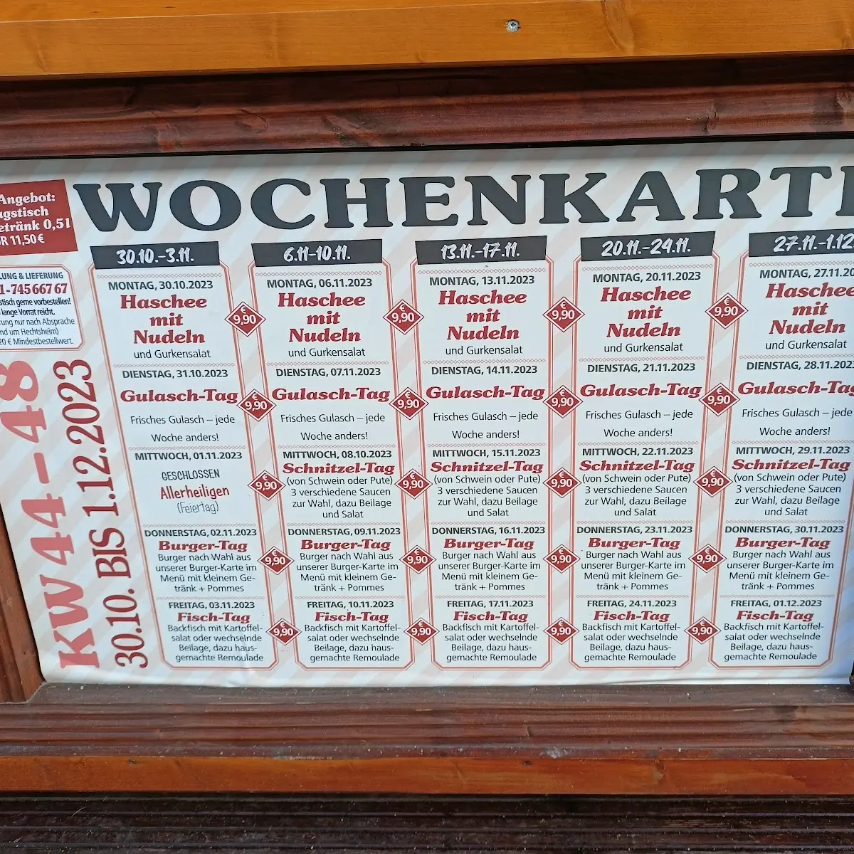 Speisekarte photo 2