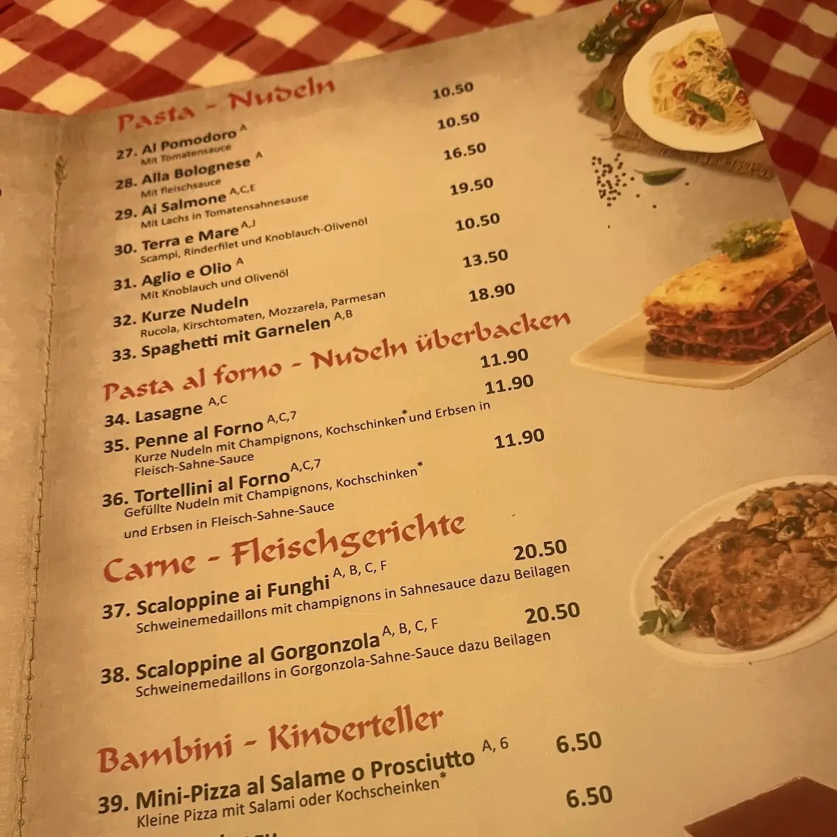 Speisekarte photo 1