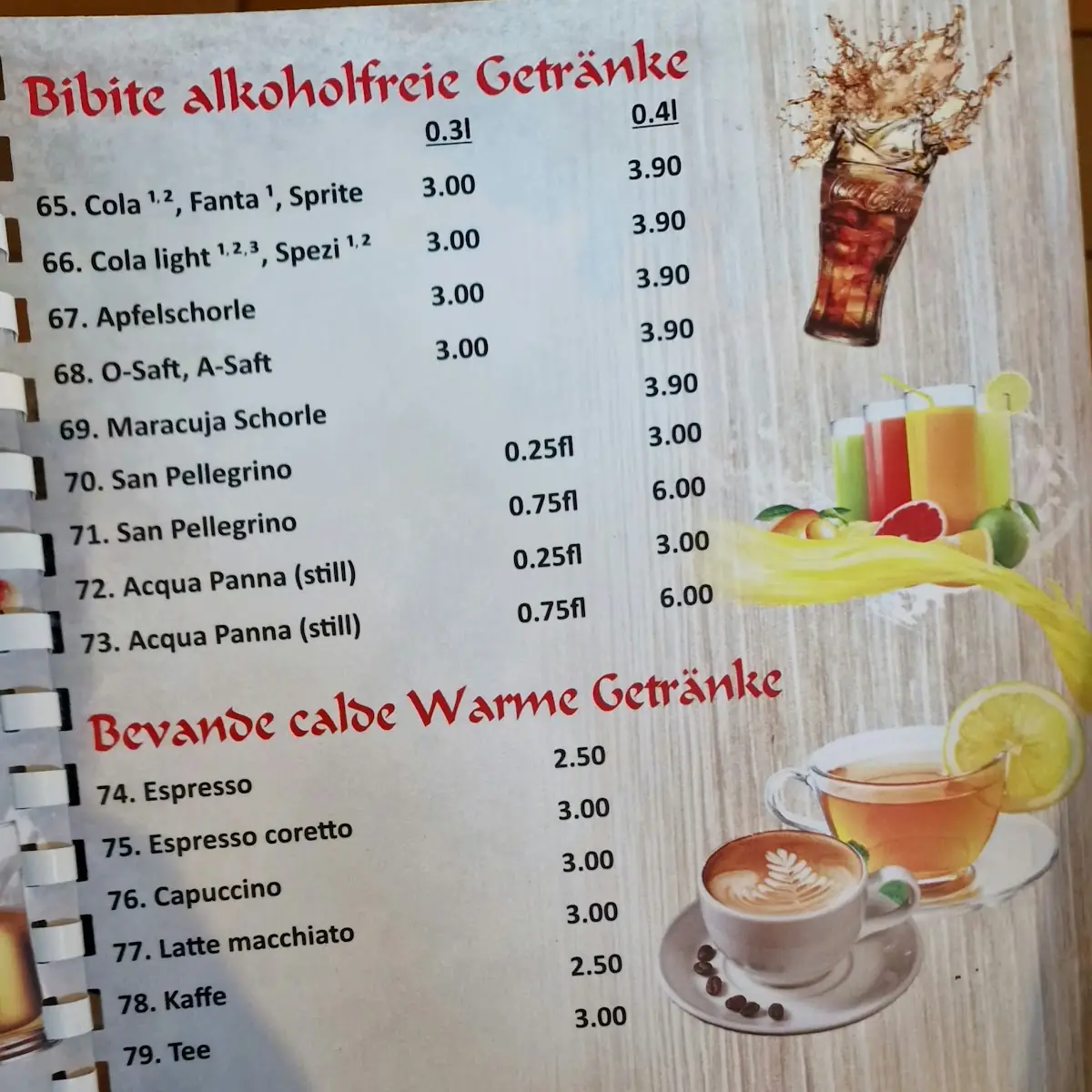 Speisekarte photo 3