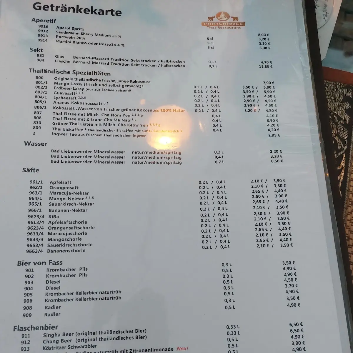 Speisekarte photo 9
