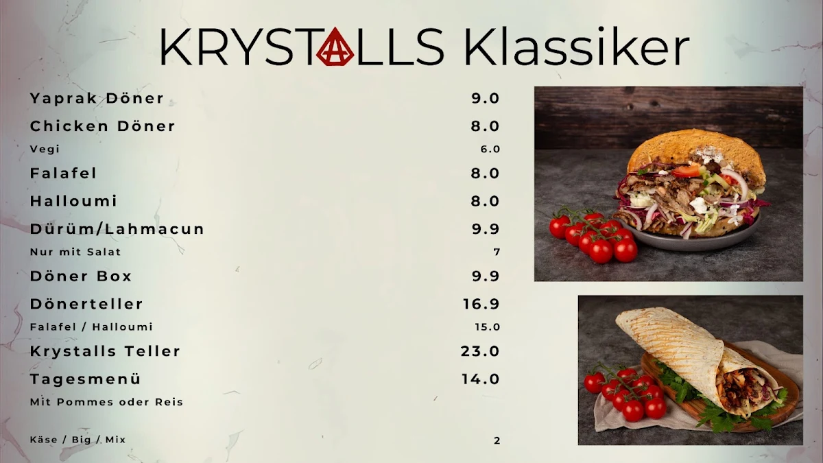 Speisekarte photo 3