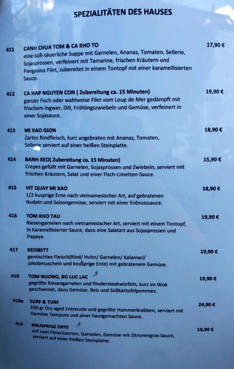 Speisekarte photo 3