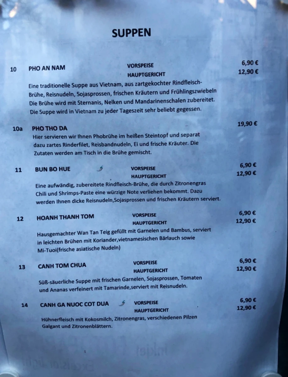 Speisekarte photo 5