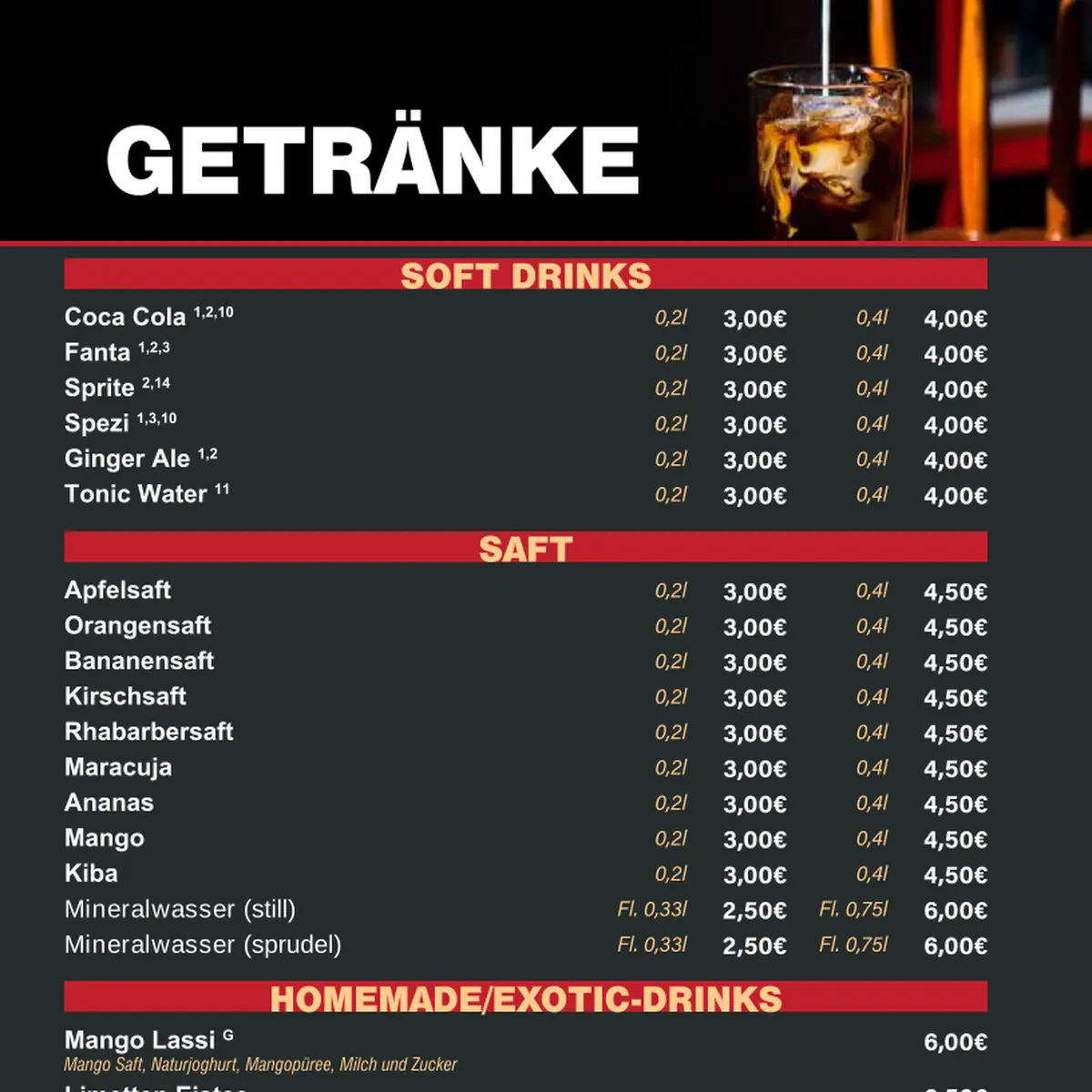 Speisekarte photo 7