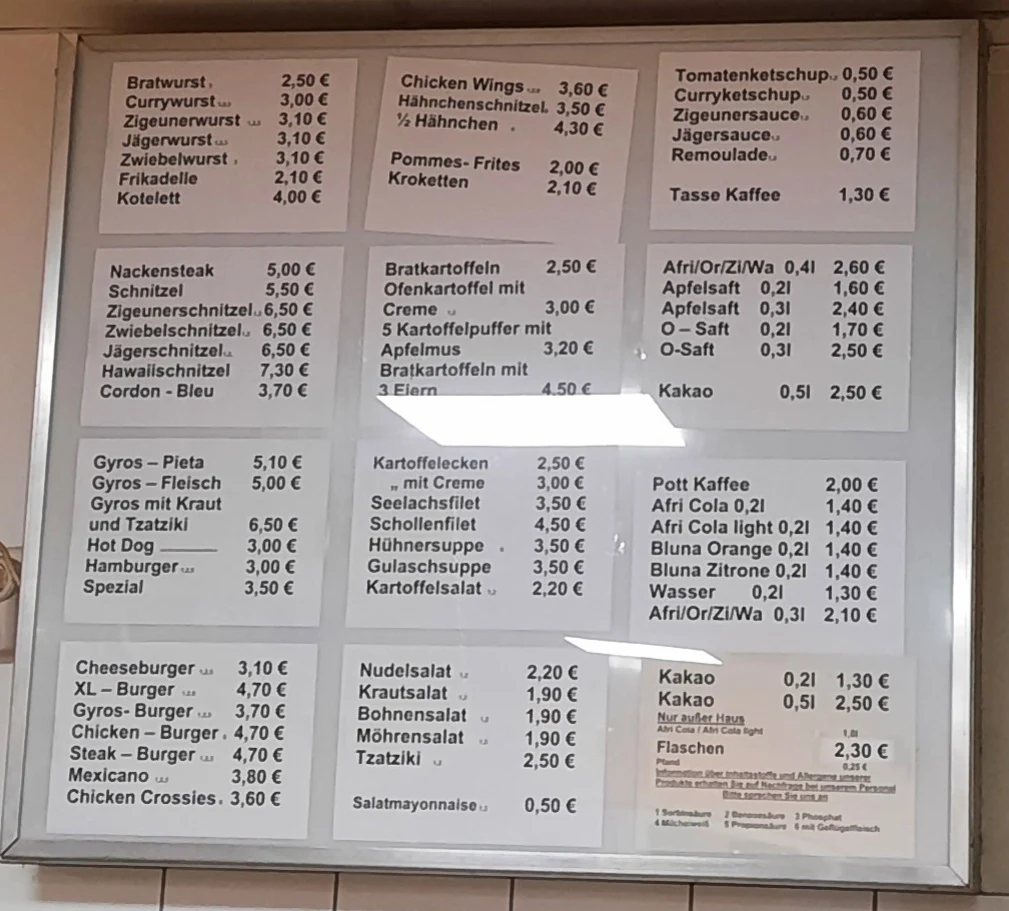 Speisekarte photo 6