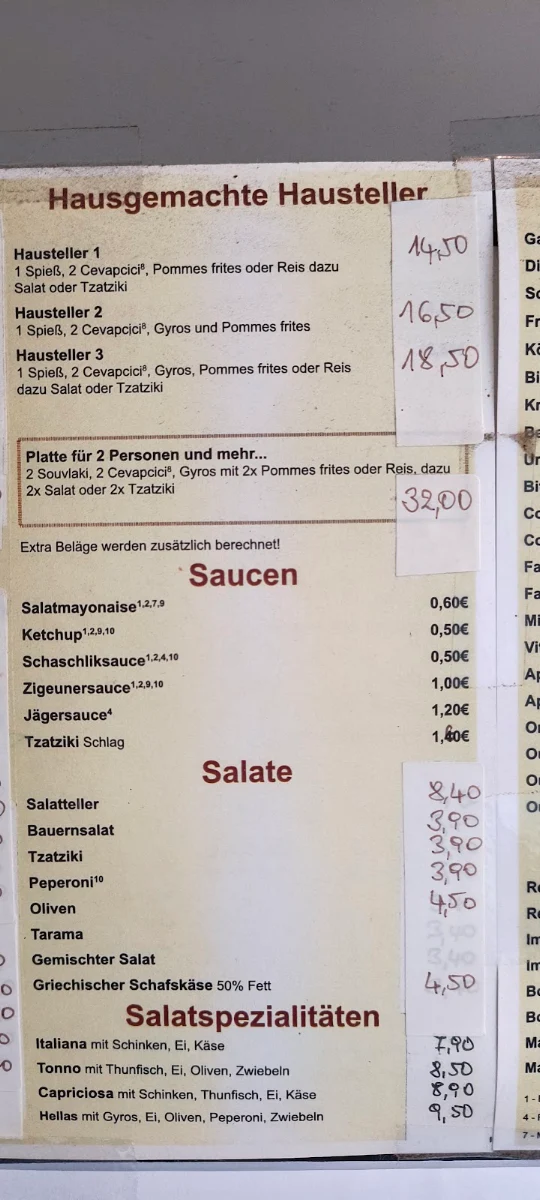 Speisekarte photo 9