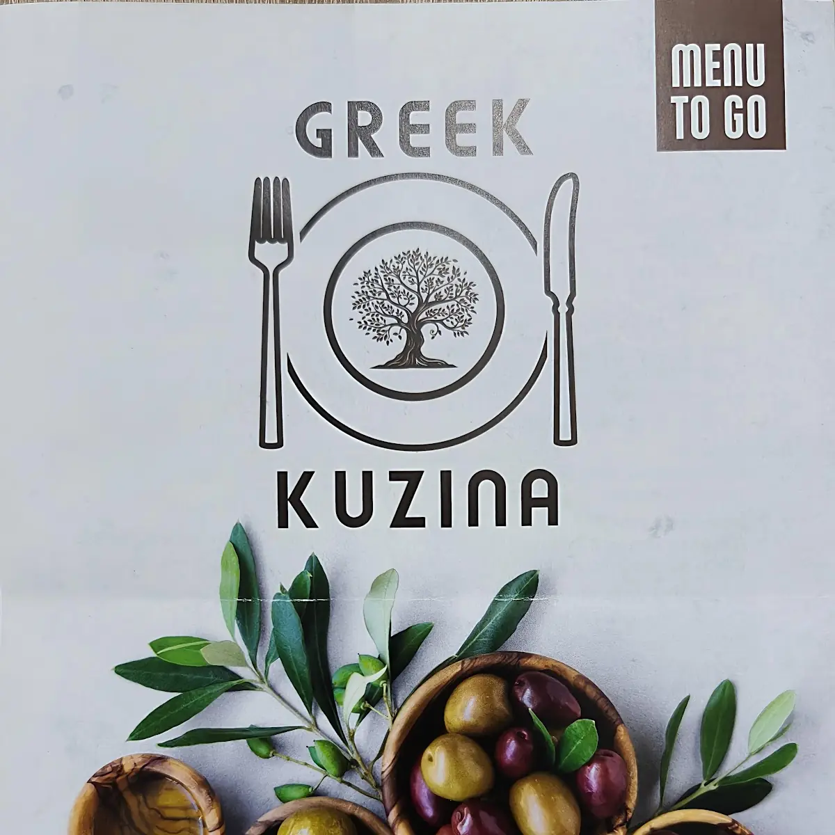 Speisekarte, Greek Kuzina