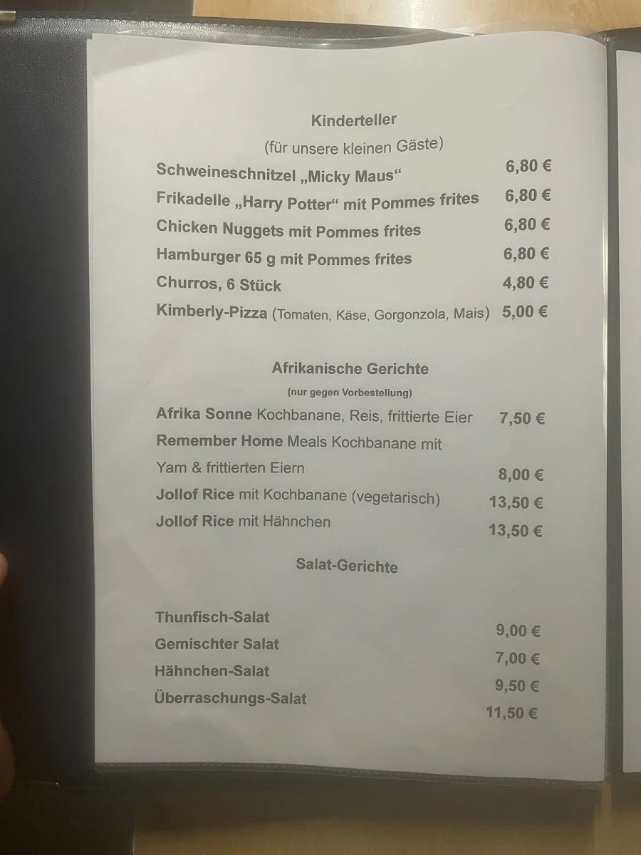Speisekarte photo 3