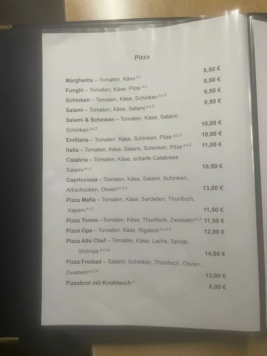 Speisekarte photo 4