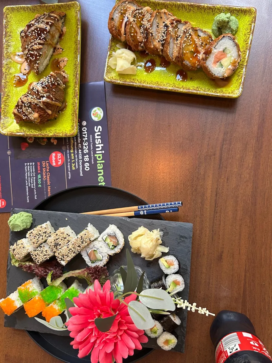 Speisekarte, Sushi Planet