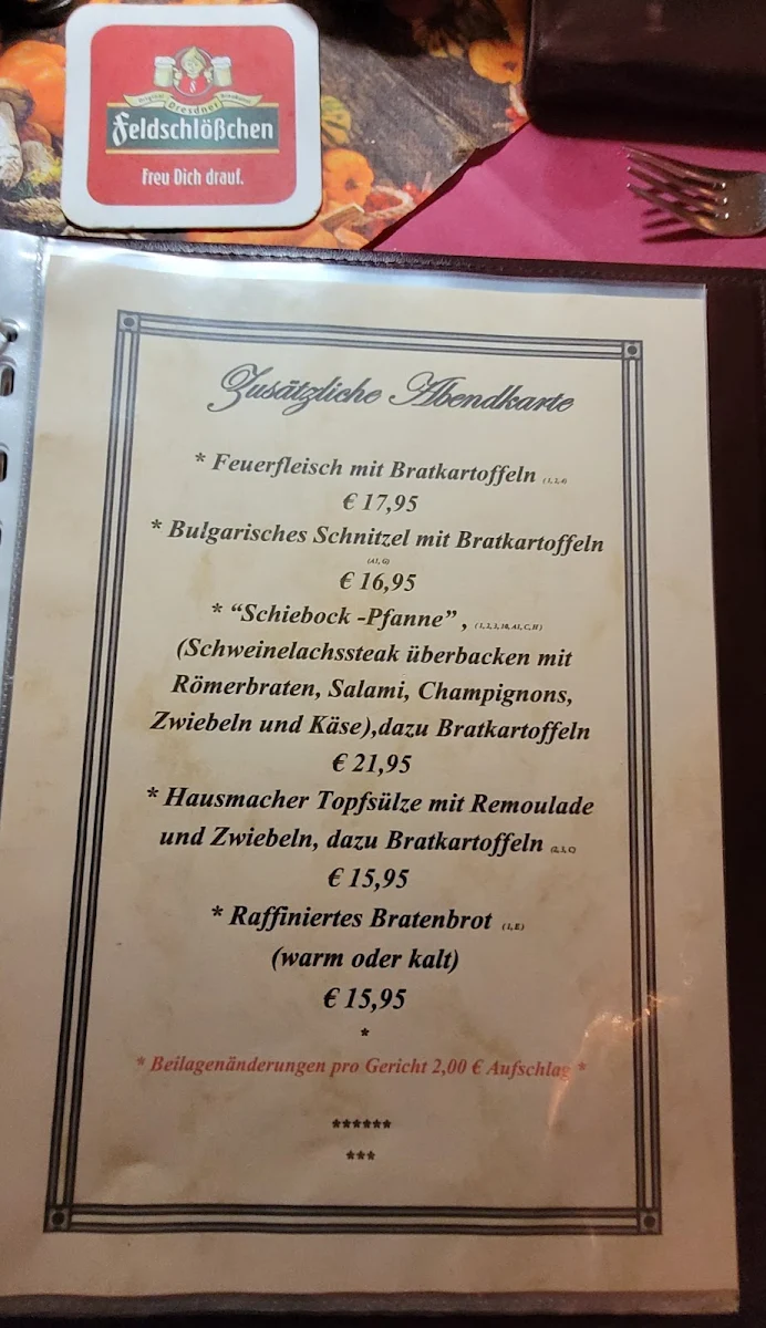 Speisekarte photo 1