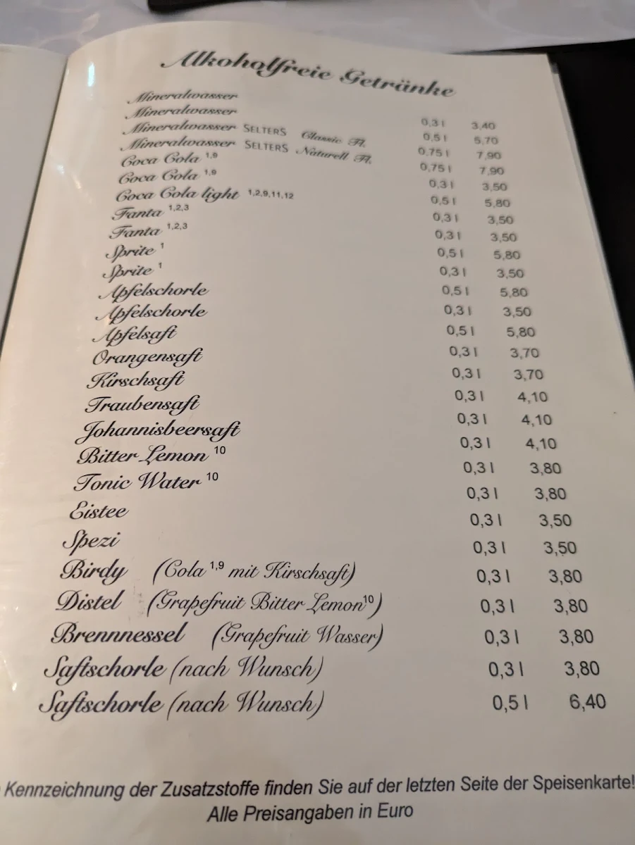 Speisekarte photo 3
