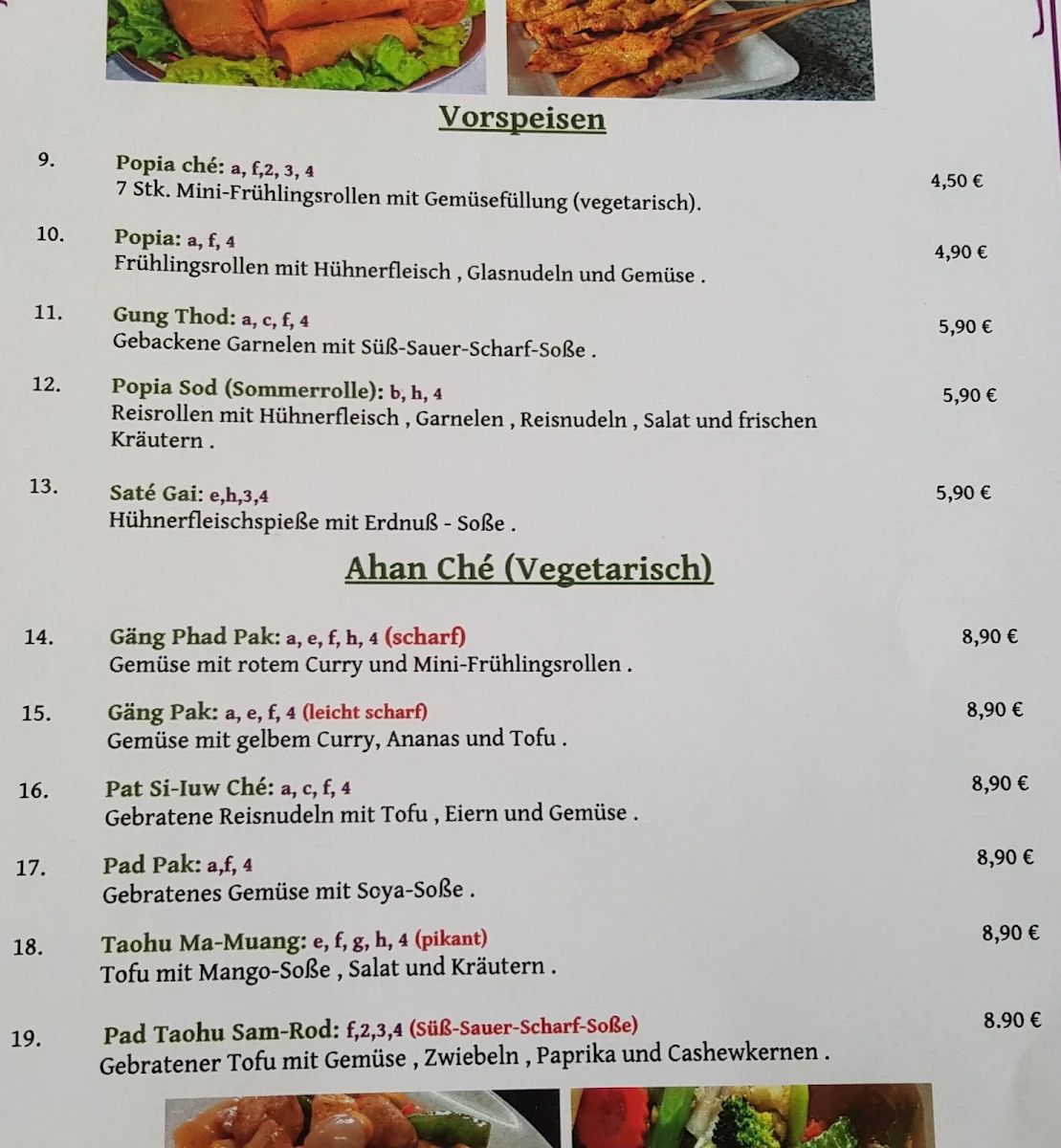 Speisekarte photo 2