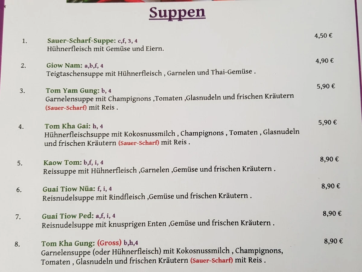 Speisekarte photo 3
