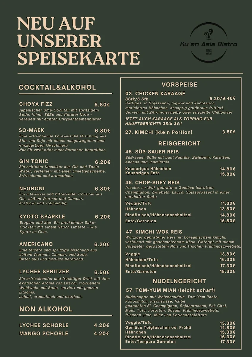 Speisekarte photo 1