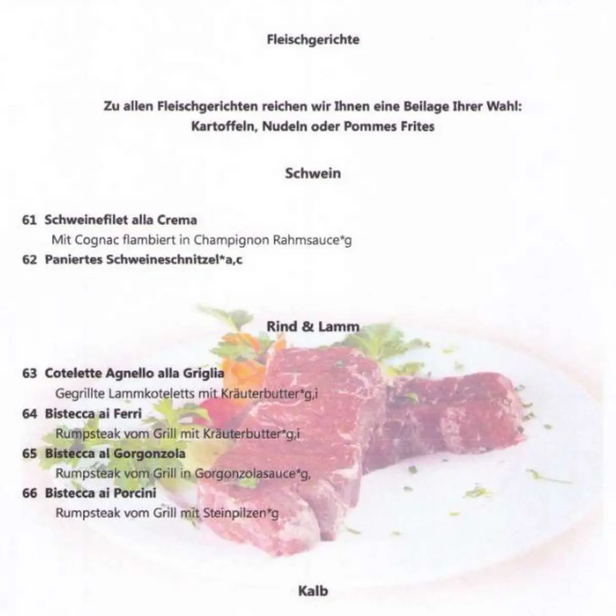 Speisekarte photo 5