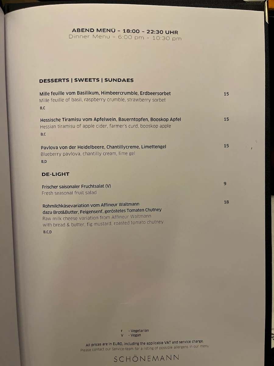 Speisekarte photo 2