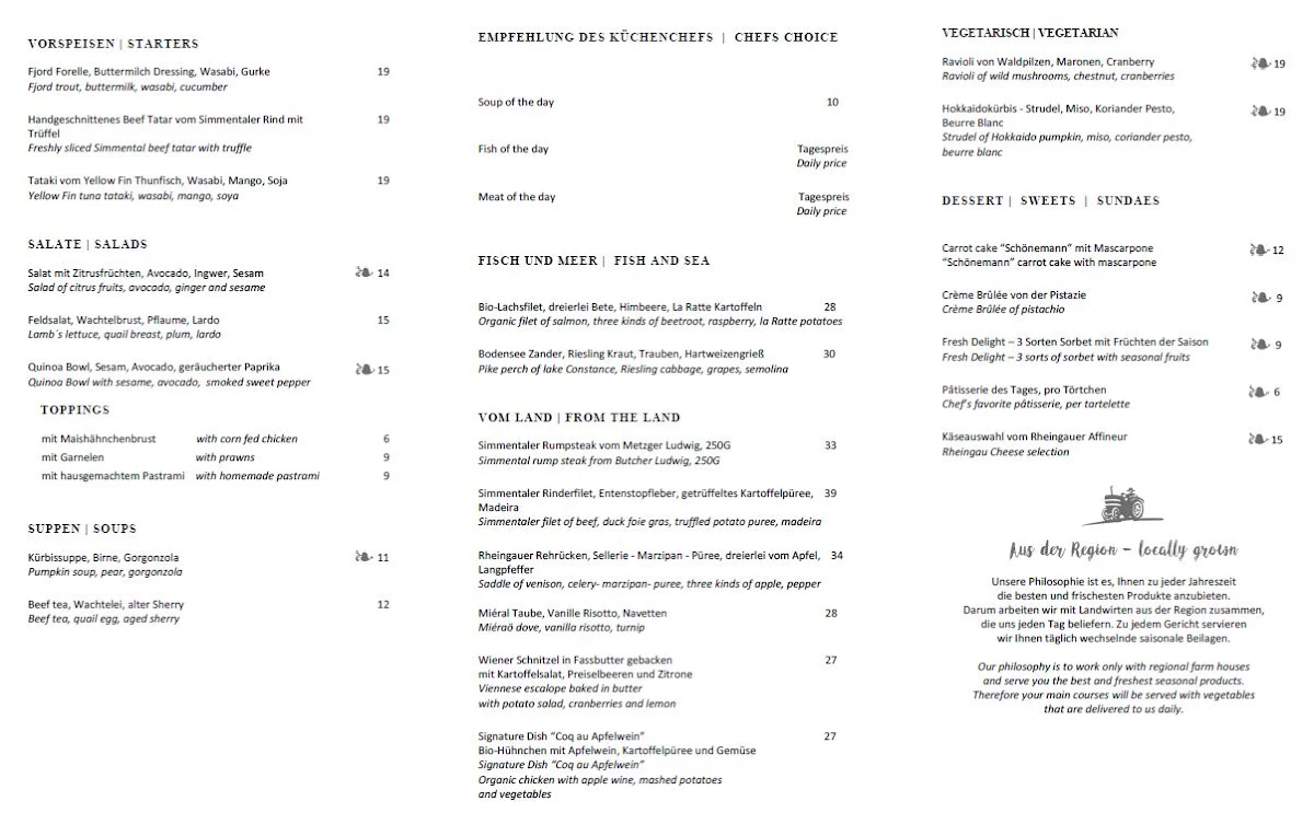 Speisekarte photo 3