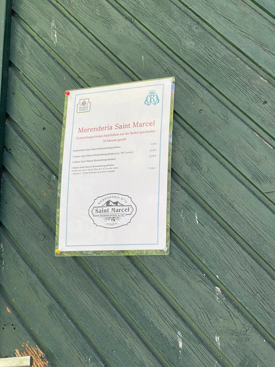 Speisekarte, Rennbahn