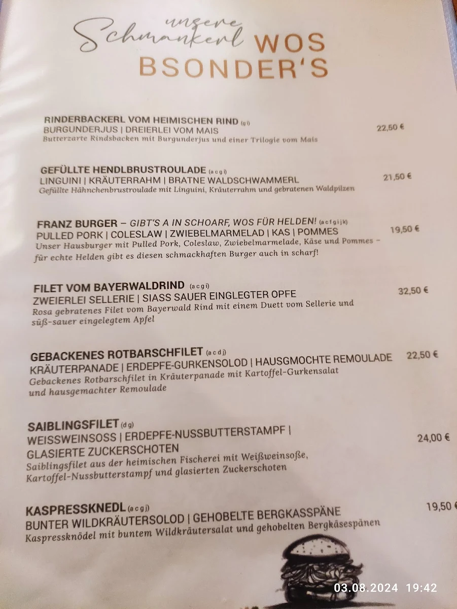 Speisekarte photo 2