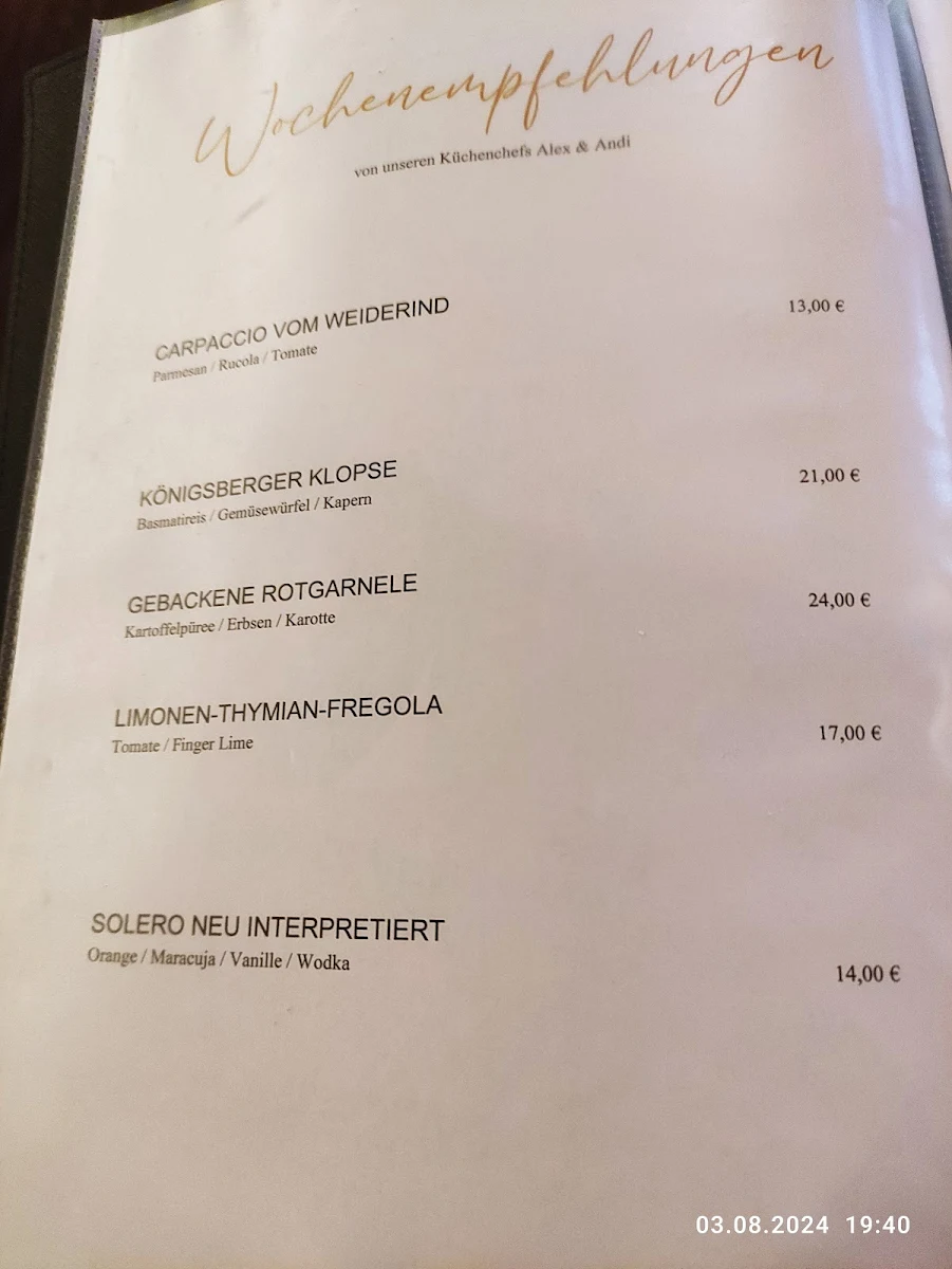 Speisekarte photo 3