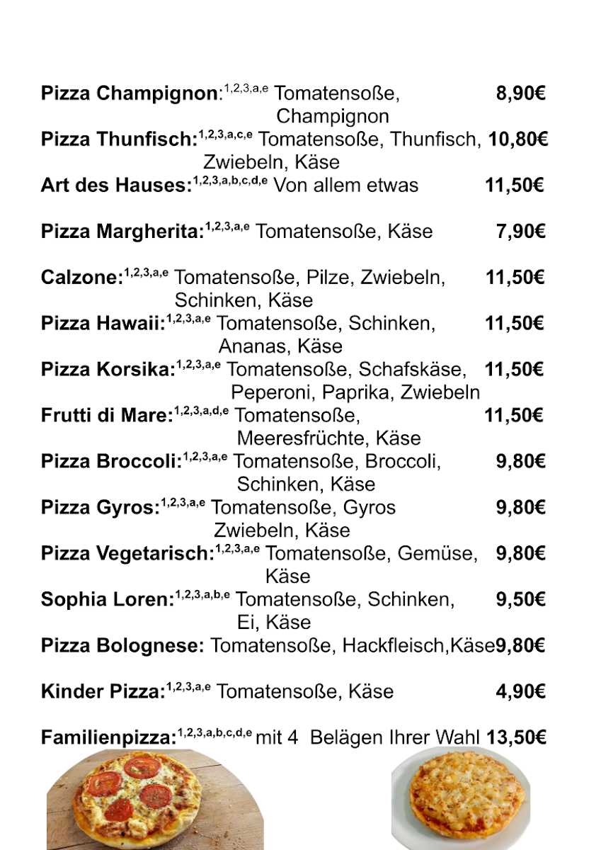 Speisekarte photo 2