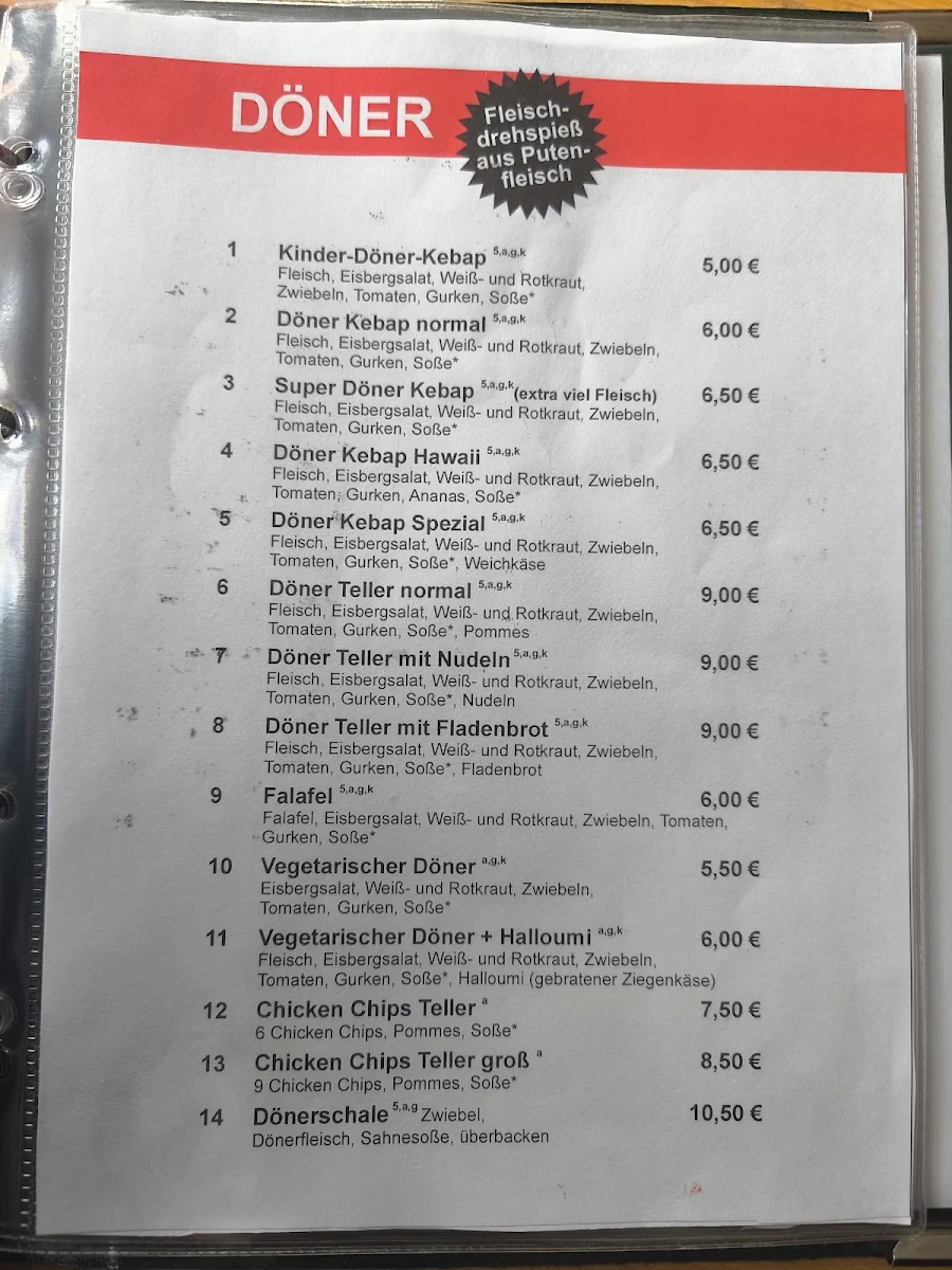 Speisekarte photo 3