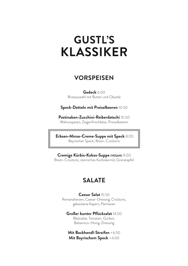 Speisekarte photo 3