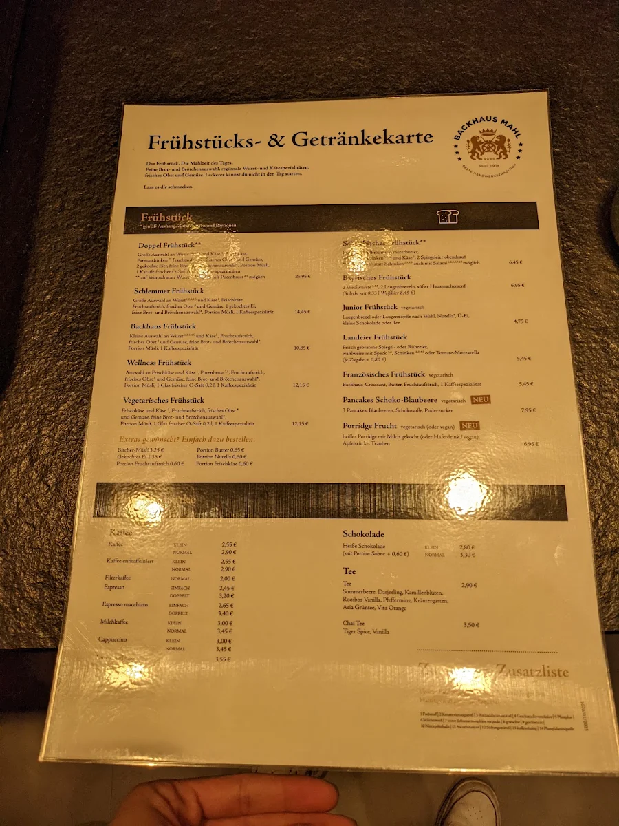 Speisekarte photo 1