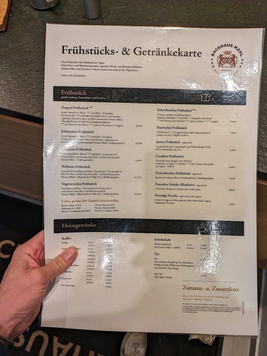 Speisekarte photo 2
