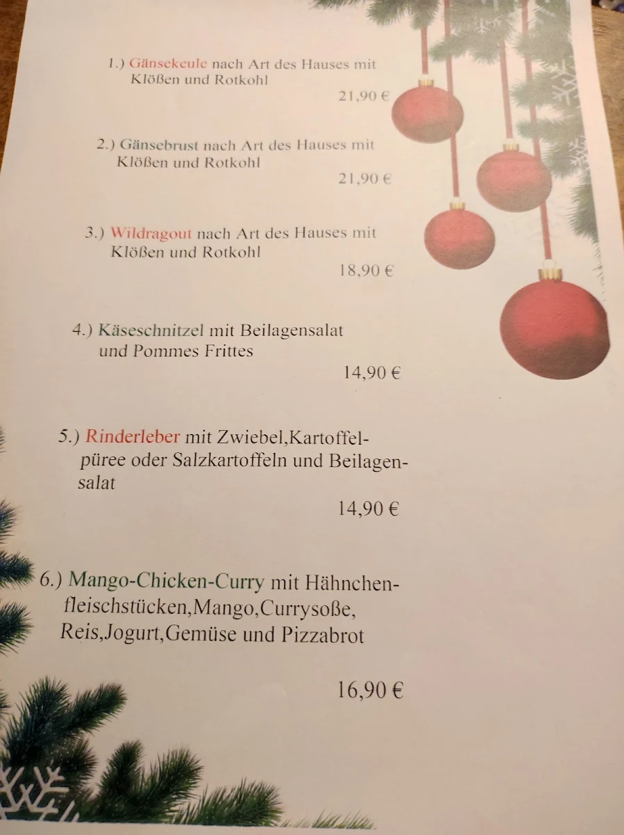 Speisekarte photo 1