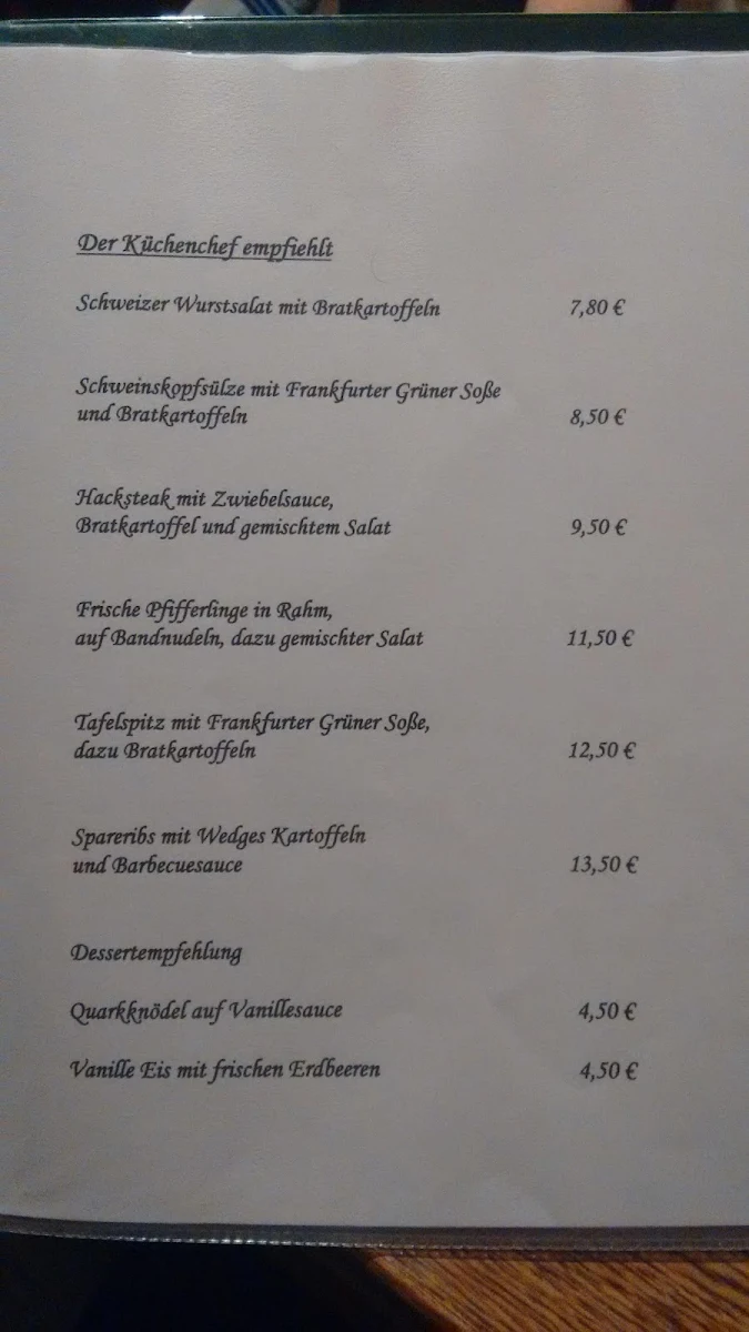 Speisekarte photo 3
