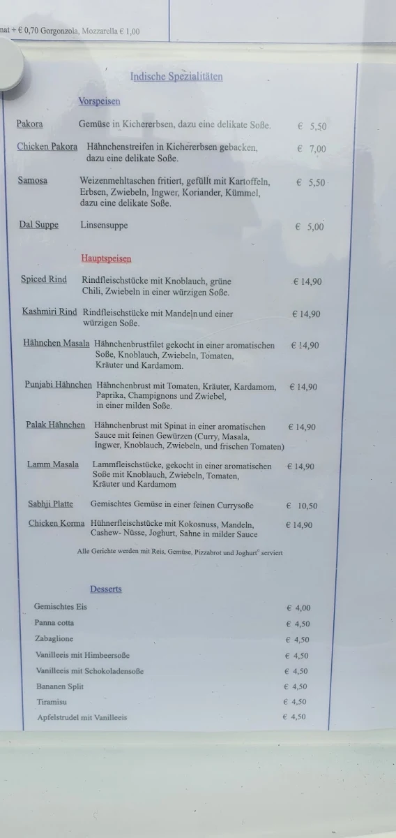 Speisekarte photo 4