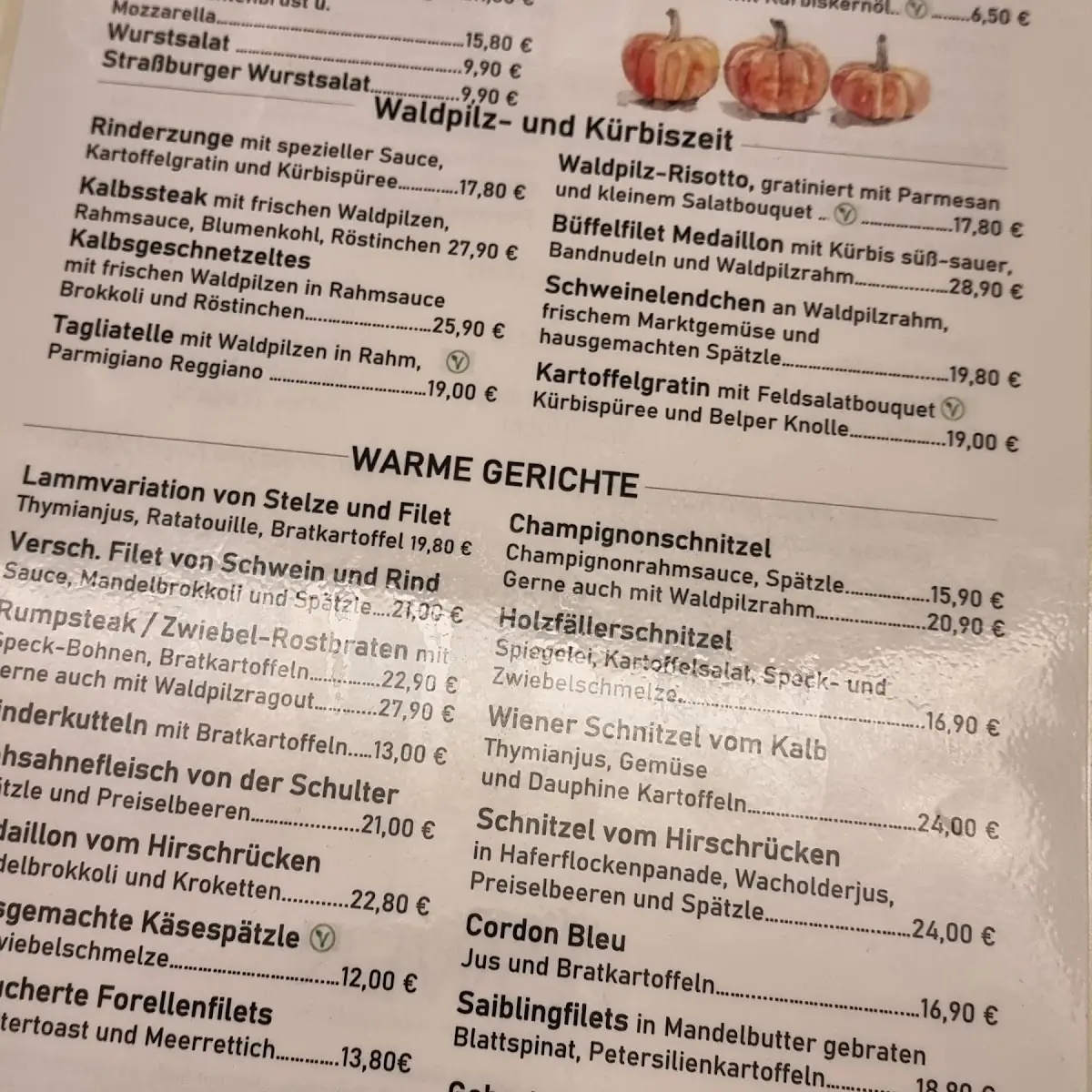 Speisekarte photo 2