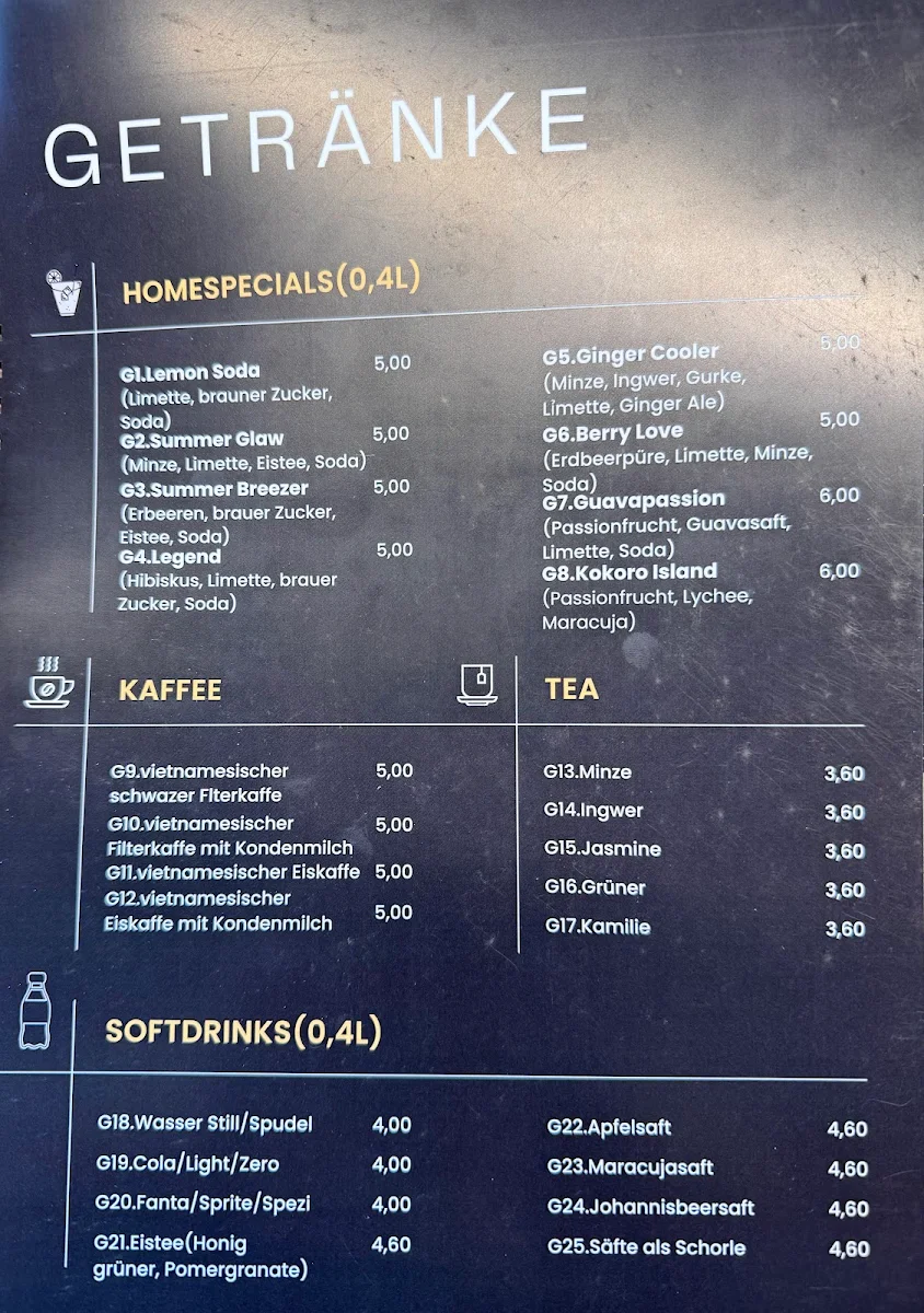 Speisekarte photo 2