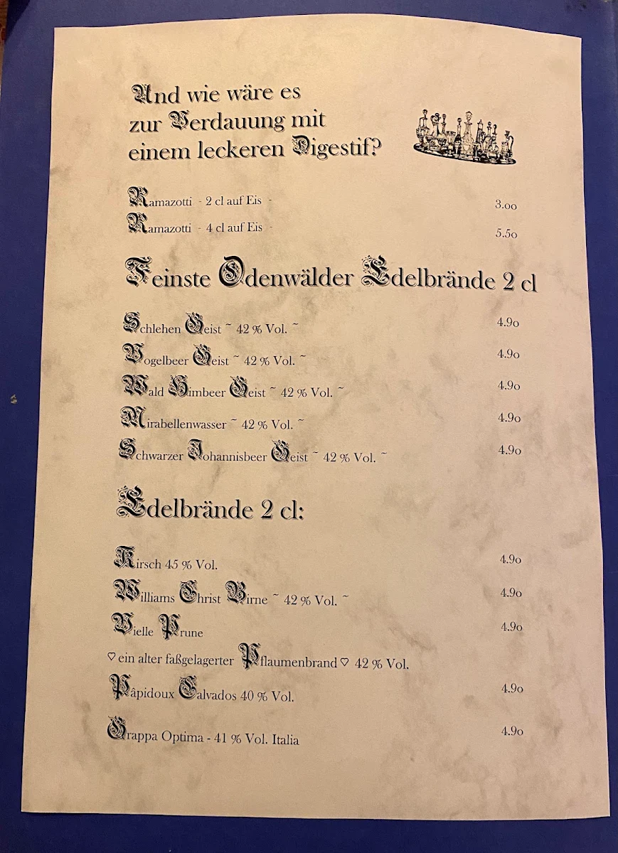 Speisekarte photo 9