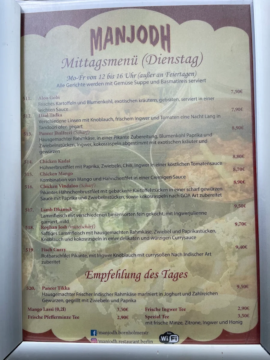 Speisekarte photo 3