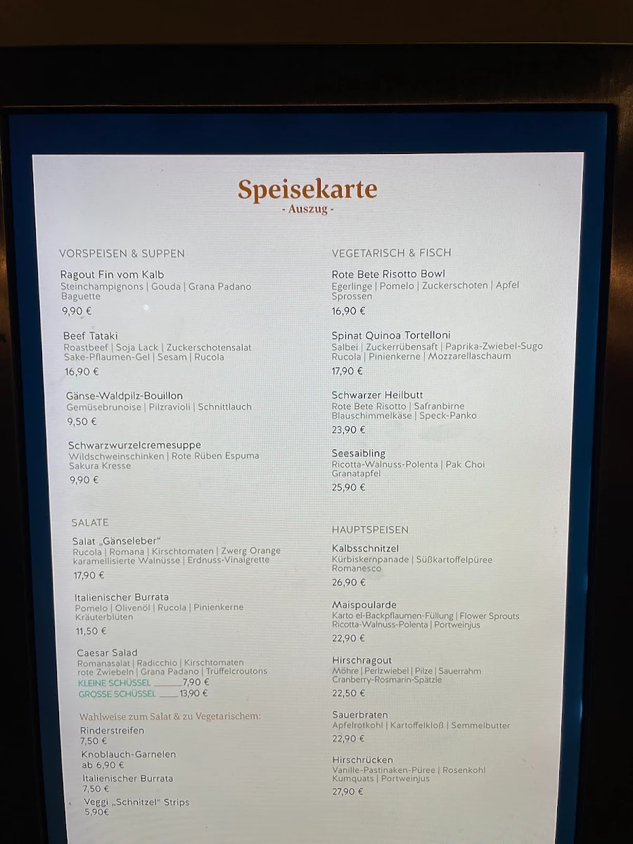 Speisekarte photo 2