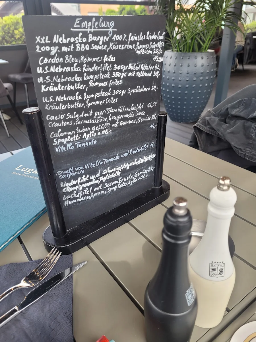Speisekarte, Lugano