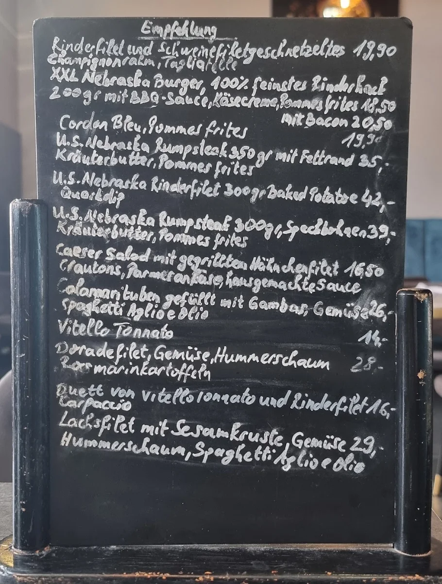 Speisekarte, Lugano