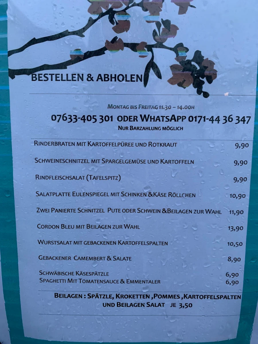 Speisekarte photo 2