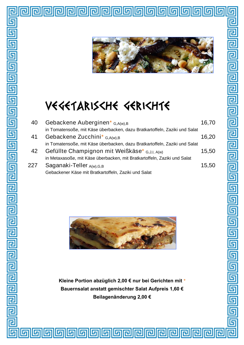 Speisekarte photo 5